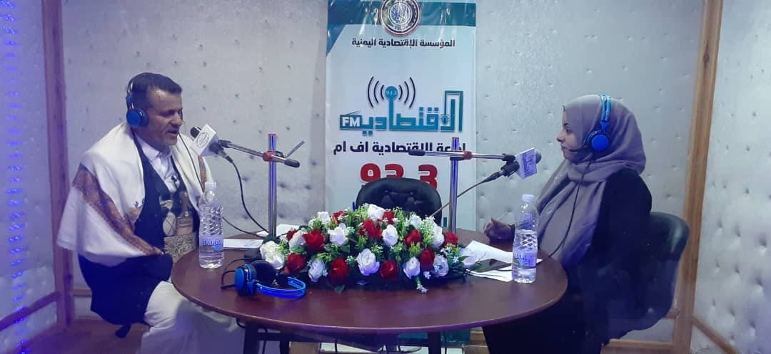 القيلي في لقاء إذاعي يتحدث حول دور الجمعيات التعاونية في التنمية المستدامة