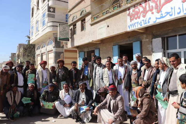 الجمعيات التعاونية بمأرب والجوف تطلع على التجربة الناجحة لجمعية البون الشمالي بعمران