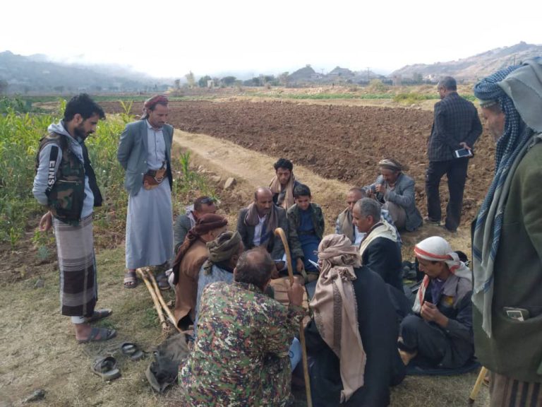 زيارات ميدانية لتعزيز التوسع الزراعي في مديرية الرجم بالمحويت