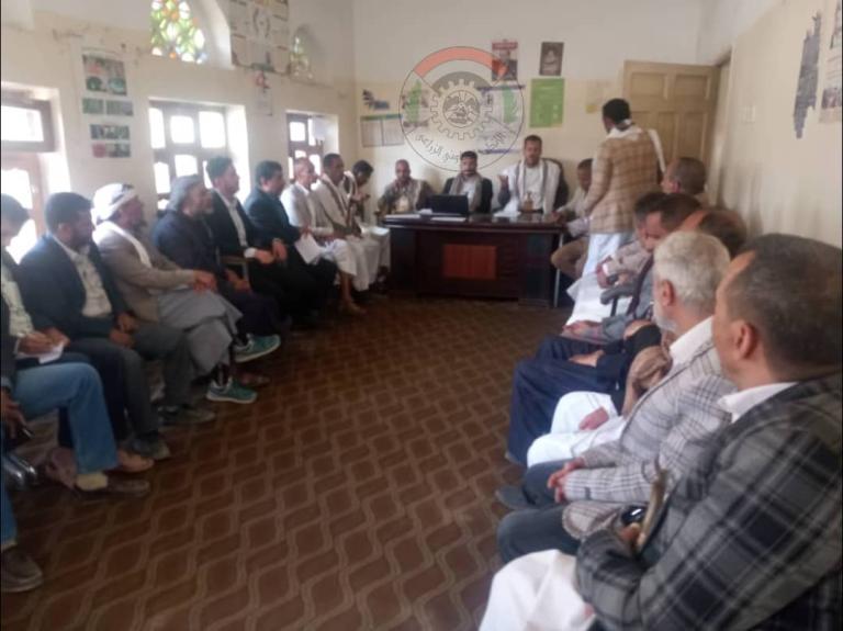 ورشة عمل تنموية في ميفعة عنس تناقش خطط الزراعة والتمكين الاقتصادي بالشراكة مع الجهات التنفيذية