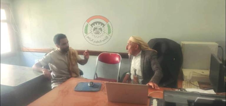 اجتماع مشترك بين الزراعة وهيئة الأراضي بالمحويت لمناقشة استصلاح الأراضي الزراعية