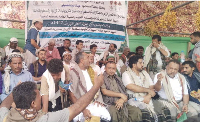 مهرجان كرنفالي في مديرية التحيتا احتفاء بانتهاء موسم جني التمور
