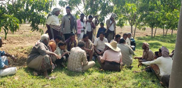 زيارة ميدانية لتفعيل الزراعة التعاقدية واستكمال تشكيل المجاميع الإنتاجية في المنصورية بالحديدة زيارة ميدانية لتفعيل الزراعة التعاقدية واستكمال تشكيل المجاميع الإنتاجية في المنصورية بالحديدة