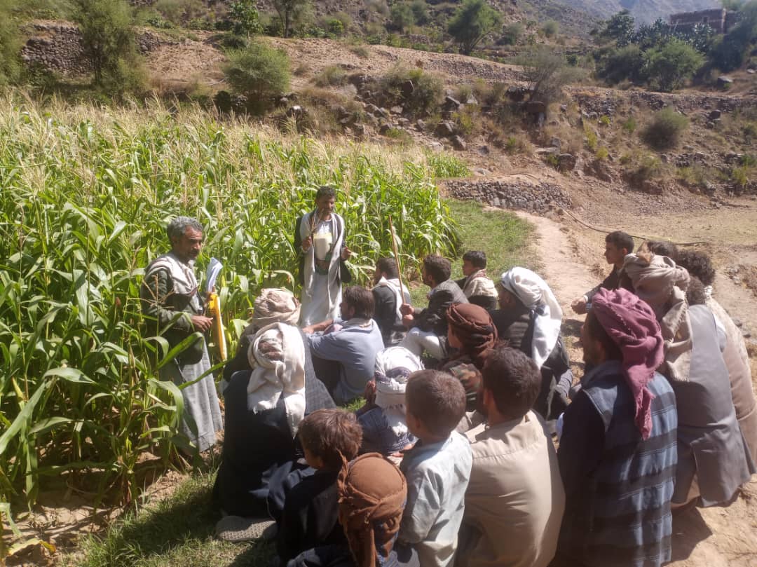 أنشطة ميدانية في جبل الشرق لتشكيل المجاميع الإنتاجية وتعزيز التنظيم الزراعي المجتمعي