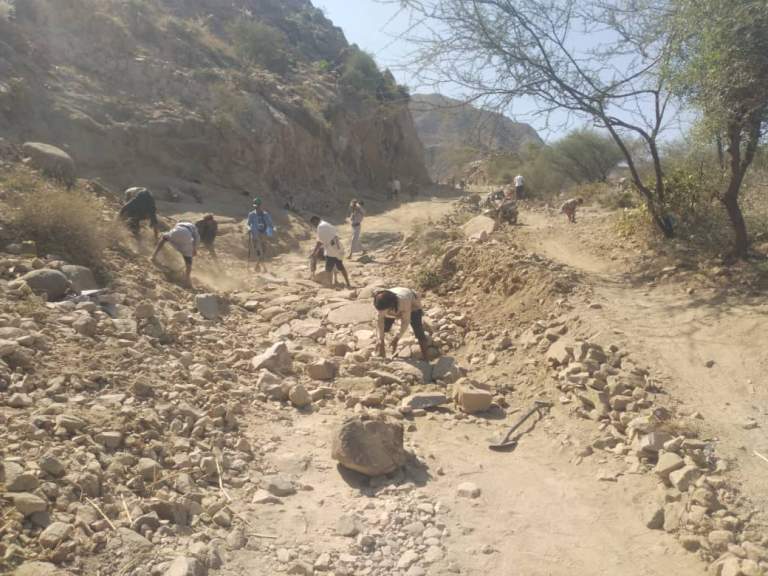 أبناء قرى المسيل والبيطح يطلقون مبادرة مجتمعية في مديرية المغربة بمحافظة حجة