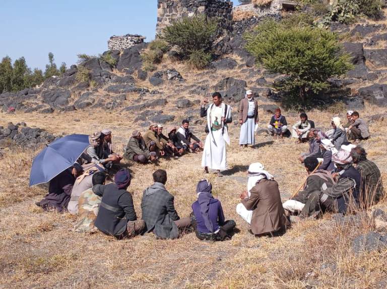 تشكيل ثلاث مجاميع إنتاجية في ربع الحد العليا والقارة بمديرية جبل الشرق￼￼￼￼ ￼