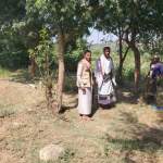 زيارة ميدانية في الجعفرية لمتابعة الحقول الإيضاحية ومزارع الأشجار الحراجي