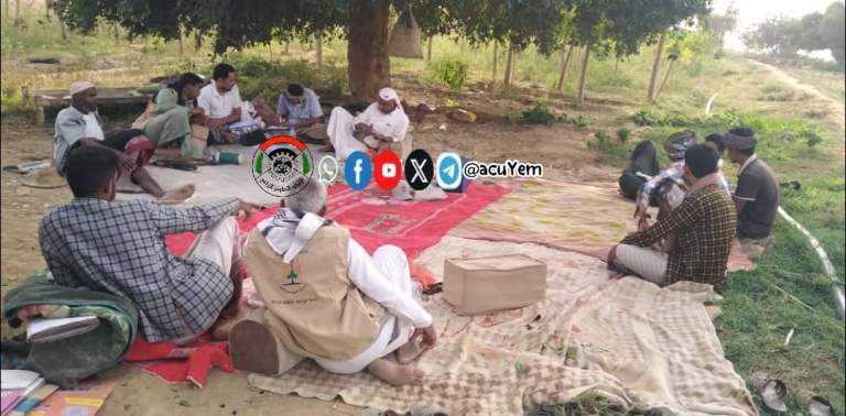 تشكيل مجموعة إنتاجية للذرة الشامية بعزلة البوني في بني قيس