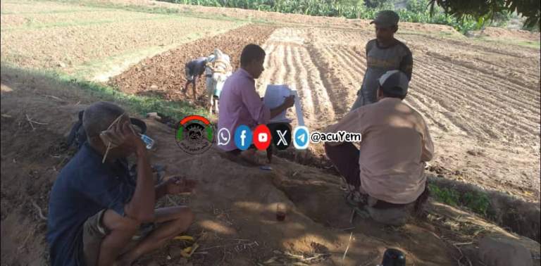 متابعة مجاميع الذرة الشامية والتنسيق لدعم مبادرة لرصف طريق زراعي بالخبت￼￼￼￼ ￼