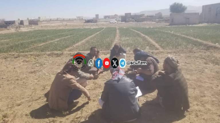 جمعية بني الحارث تشكّل مجاميع إنتاجية في بني زياد وتواصل حراثة الأراضي الزراعية بحي المطار