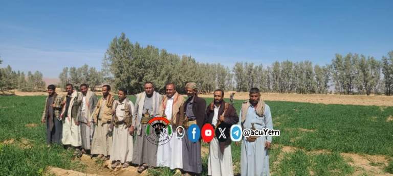 جمعية مجزر التعاونية تستقبل وفداً رسمياً للاطلاع على توسع زراعة القمح وتشكيل المجاميع الإنتاجية