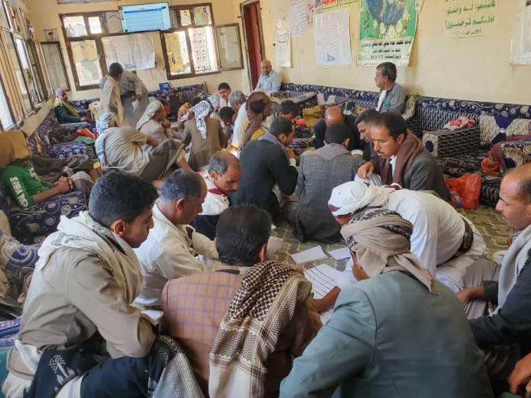 اختتام ورشة تدريبية في مجال البحث السريع وتحليل الوضع الراهن في مديرية الجميمة بحجة