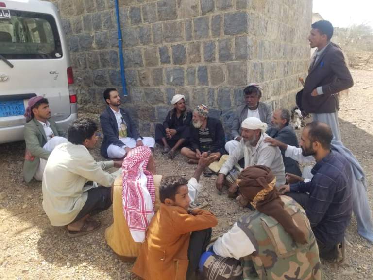 مدير عام مكتب الزراعة بالمحويت يتفقد المجاميع الإنتاجية للثروة الحيوانية في عزلة الأحجول￼