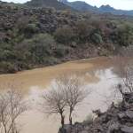 امتلاء حاجز الرزع الترابي بمياه الأمطار في ماوية امتلاء حاجز الرزع الترابي بمياه الأمطار في ماوية