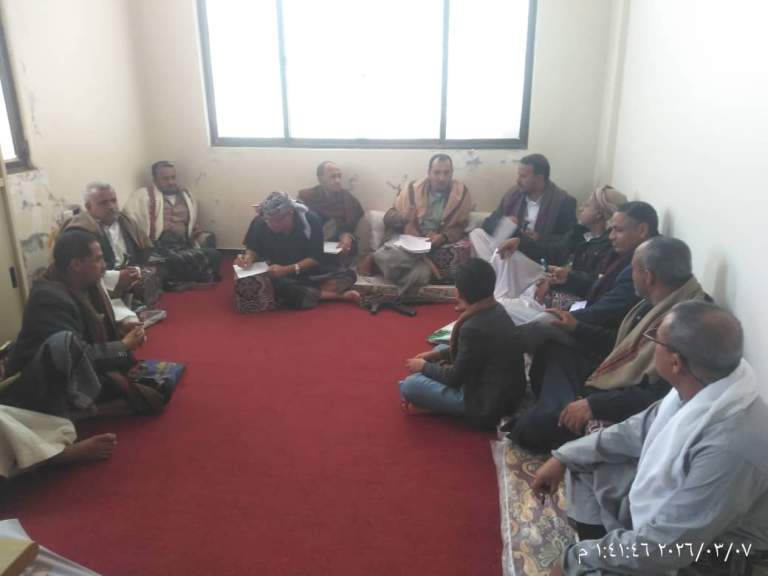 مناقشة أوضاع جمعية شرعب الرونة التعاونية وسبل تعزيز دورها التنموي