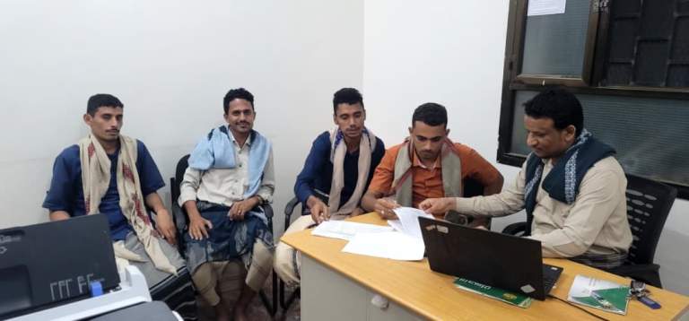 جمعية الحجيلة التعاونية تتابع سير عملية البحث السريع في المديرية