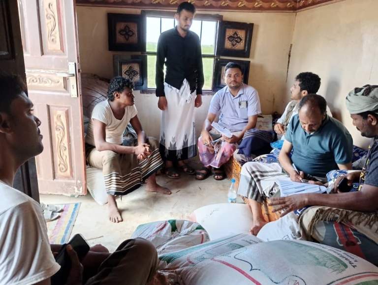 وفد تنموياً يزور جمعية الدريهمي لتقييم مشروع التمكين الاقتصادي