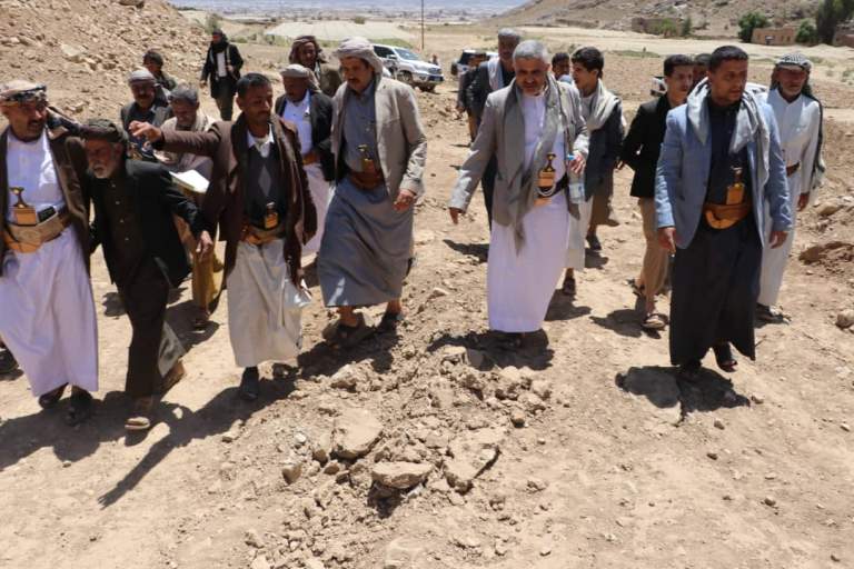 الاطلاع على مشروع كرفان بني فلاح المائي في مديرية جهران