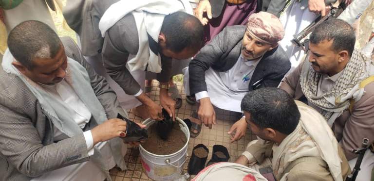 المحويت .. تدشين حملة زراعة بذور النخيل بالرجم