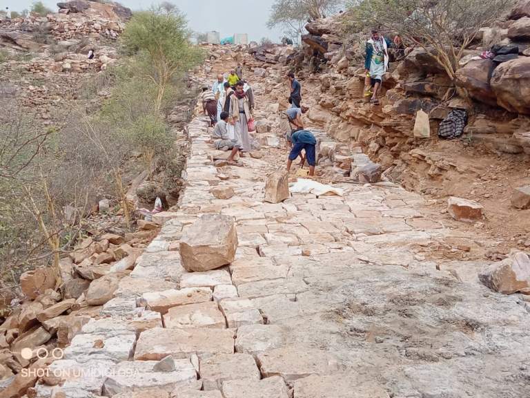 حجة.. الاطلاع على مستوى الإنجاز في مشروع رصف طريق المراوج في مديرية الجميمة