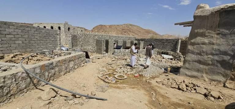 الجوف – جمعية المراشي تزور مبادرة مدرسة فليحة وتتابع أعمال الإنجاز والدعم